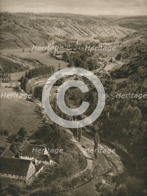 'Rothenburg o. d. T. - Taubertal', 1931. Artist: Kurt Hielscher.