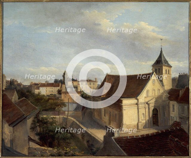 The old Church of Belleville, 1852. Creator: Victor Rene Garson.