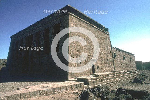 Temple of Hathor, Dendera, Egypt, late Ptolemaic and Roman Periods, c125 BC-c60 AD. Artist: Unknown