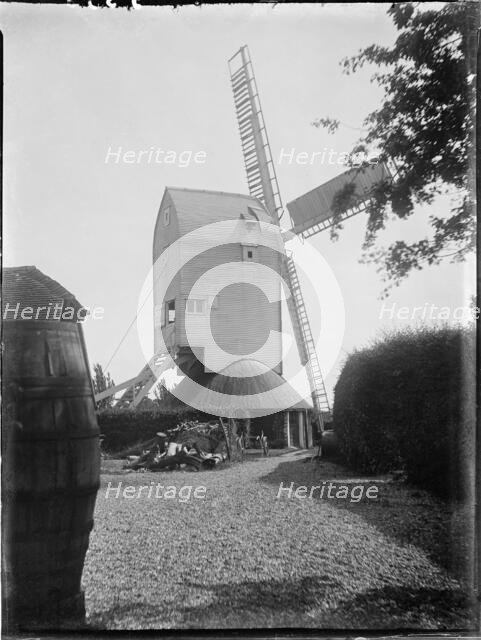 The Stocks Windmill, Stocks Road, Wittersham, Ashford, Kent, 1926. Creator: Katherine Jean Macfee.