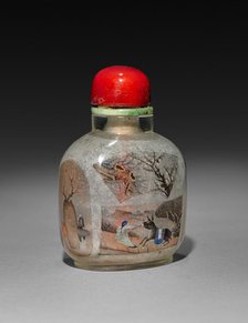 Snuff Bottle with Stopper, 1736-1795. Creator: Unknown.