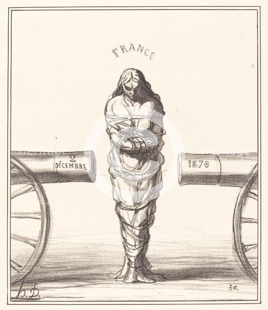 Histoire d'un règne, 1870. Creator: Honore Daumier.
