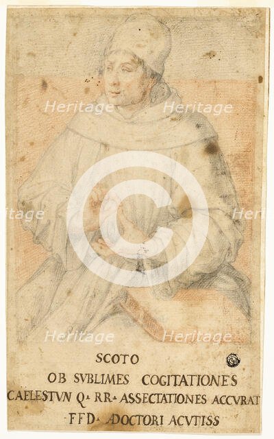 Duns Scotus, c. 1560. Creator: Federico Zuccaro.