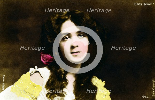 Daisy Jerome, actress, early 20th century.Artist: Photo Histed