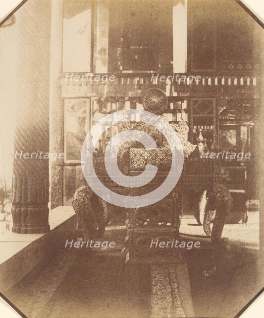 [Golestan, The Peacock Throne, Teheran, Iran] (Takht-I Taous), 1840s-60s. Creator: Luigi Pesce.