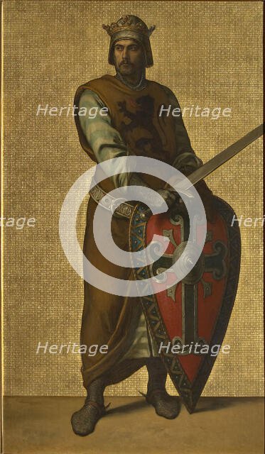 Robert II of Jerusalem, 1872-1877. Creator: Gallait, Louis Joseph (1810-1877).