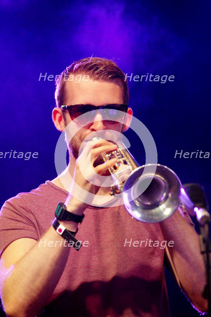 Mark Perry, Love Supreme Jazz Festival, Glynde Place, East Sussex, 2014. Artist: Brian O'Connor.