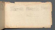 Sketchbook, page 40: Maine Landscape, 1859. Creator: Sanford Robinson Gifford (American, 1823-1880).