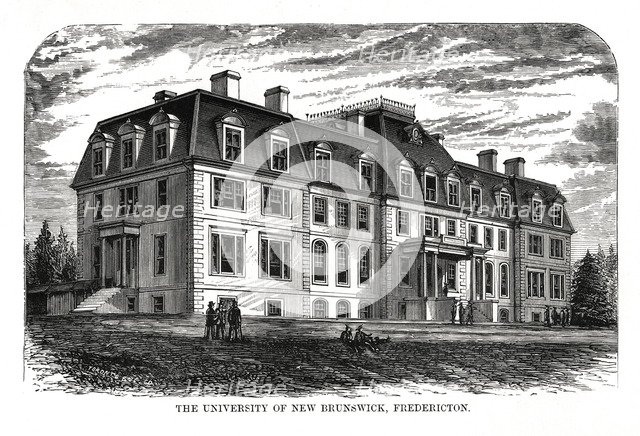 The University of New Brunswick, Fredericton, Canada, 19th century. Artist: Unknown