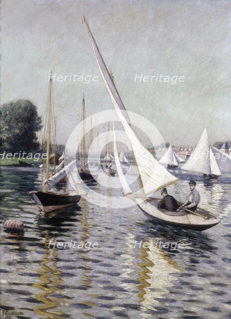 Régates a Argenteuil , 1893. Creator: Caillebotte, Gustave (1848-1894).