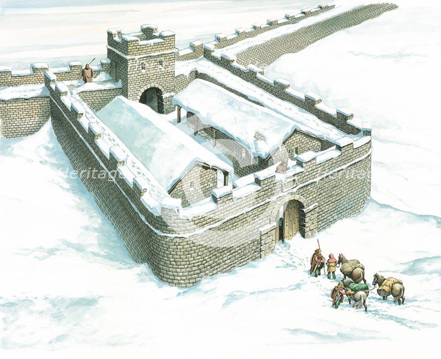 Winshields Milecastle, Hadrian's Wall, Northumberland, 2007. Creator: Philip Corke.