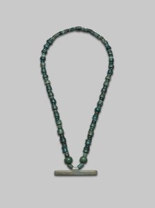 Beaded Necklace with Bar Pendant, A.D. 300/700. Creator: Unknown.