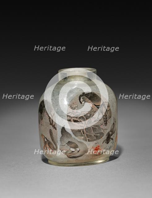 Snuff Bottle with Stopper, 1736-1795. Creator: Unknown.