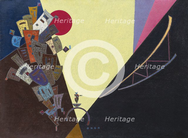 Épanouissement, 1943. Artist: Kandinsky, Wassily Vasilyevich (1866-1944)