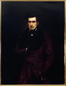 Portrait of Armand Carel (1800-1836), journalist, 1833. Creator: Henry Scheffer.