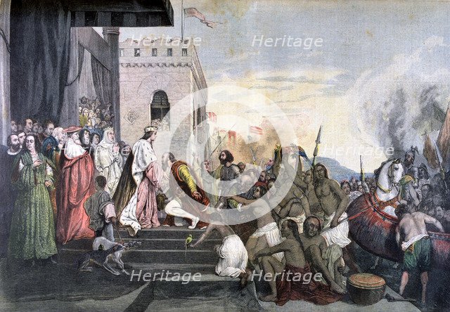 'Return of Christopher Columbus', 1892. Artist: Unknown