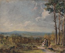 Hampstead Heath Looking Towards Harrow, 1821. Creator: John Constable.