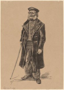 Orphan Man, Standing, 1882. Creator: Vincent van Gogh.