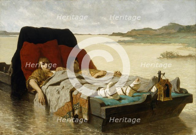 The sons of Clovis II, 1880. Artist: Luminais, Évariste Vital (1822-1896)