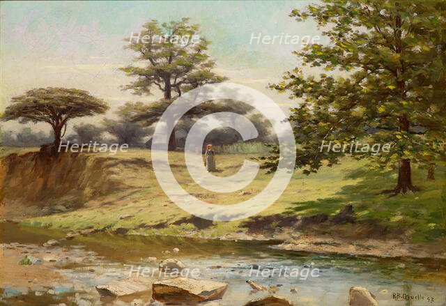 Untitled Landscape, 1893. Creator: Richard Gruelle.