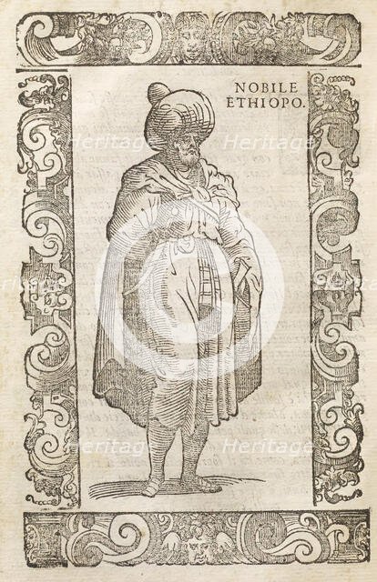 Ethiopian nobleman, 1590. Creator: Unknown.