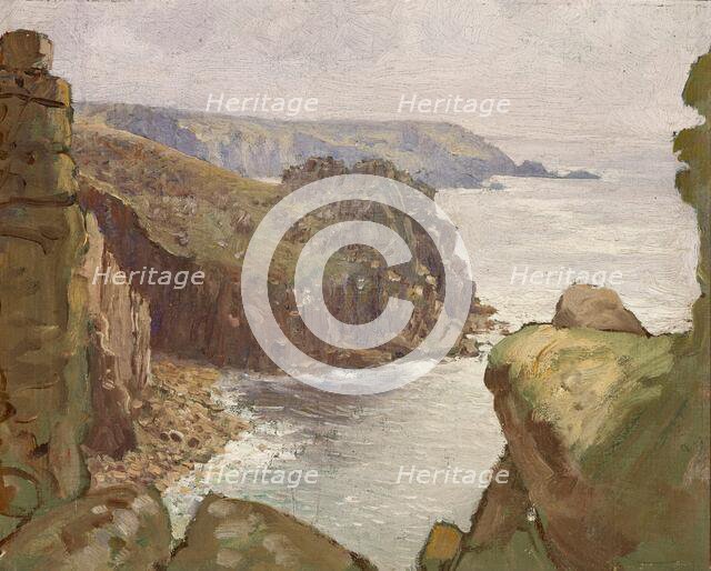 Trebarwith-Strand, Cornwall, 1905. Creator: Anna Richards Brewster.