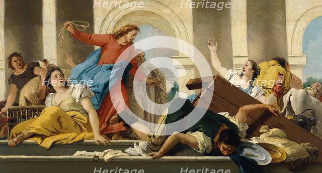 The Expulsion of the Money-changers from the Temple, 1750. Creator: Giovanni Domenico Tiepolo.