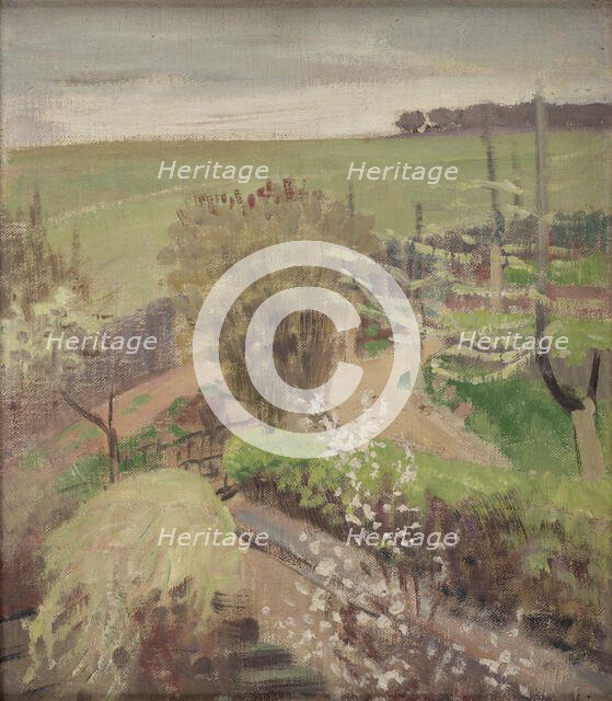 Spring Landscape from the Countryside, between 1903-1907. Creator: Jacek Malczewski.