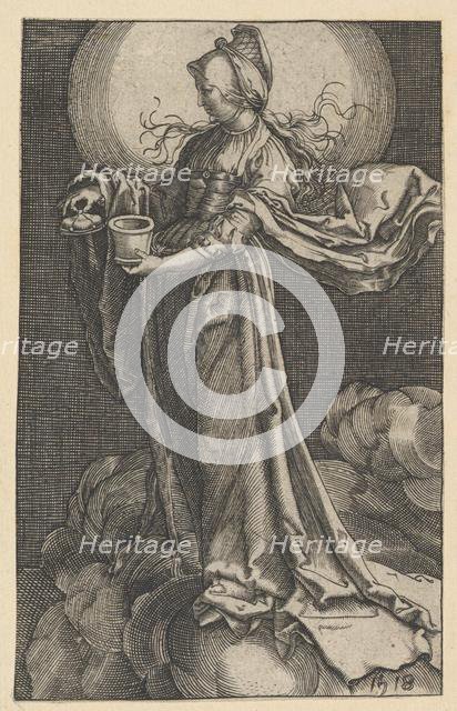 St. Mary Magdalene on the Clouds (copy), 1518 (?). Creator: Unknown.