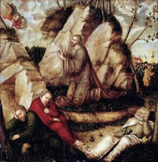 The Agony in the Garden'.  Creator: Cranach, Lucas, the Elder (1472-1553).