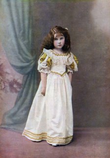 Lady Elizabeth Bowes-Lyon, aged six, 1906-1907 (1923). Artist: Unknown