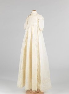 Christening dress, American, 1868. Creator: Unknown.