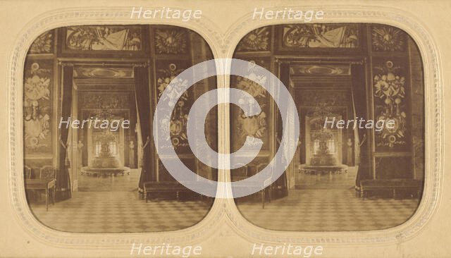 Palais de St. Cloud. Entree des grands appartements., 1860s. Creator: Alexandre Bertrand.