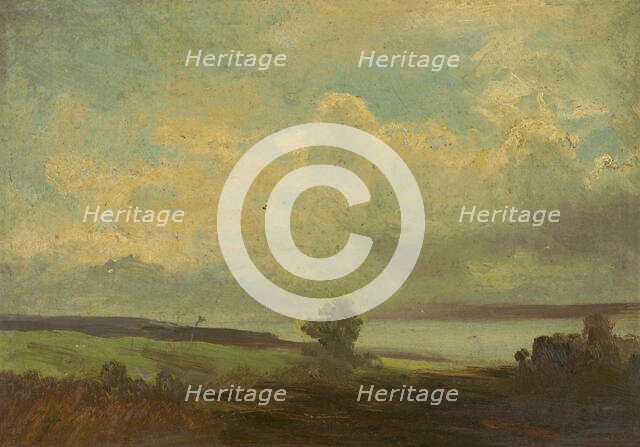 Landscape study, 1850-1870. Creator: Adolf Heinrich Lier.