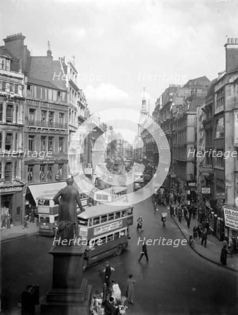Cheapside, City of London, looking east, c1920s. Artist: Unknown
