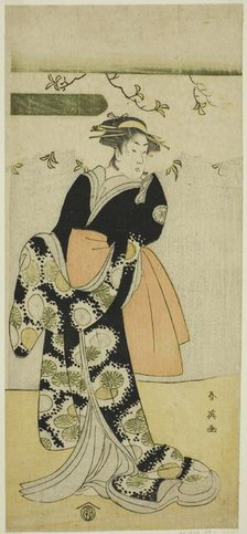 The Actor Segawa Kikunojo III in an Unidentified Role, late 1790s. Creator: Katsukawa Shun'ei.