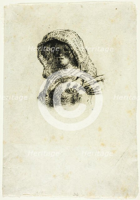 Peasants Going to Work, 1863. Creator: Jean Francois Millet.