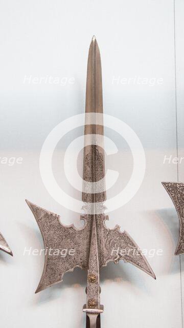 Halberd of Emperor Matthias (reigned 1612-19), German, dated 1612. Creator: Unknown.