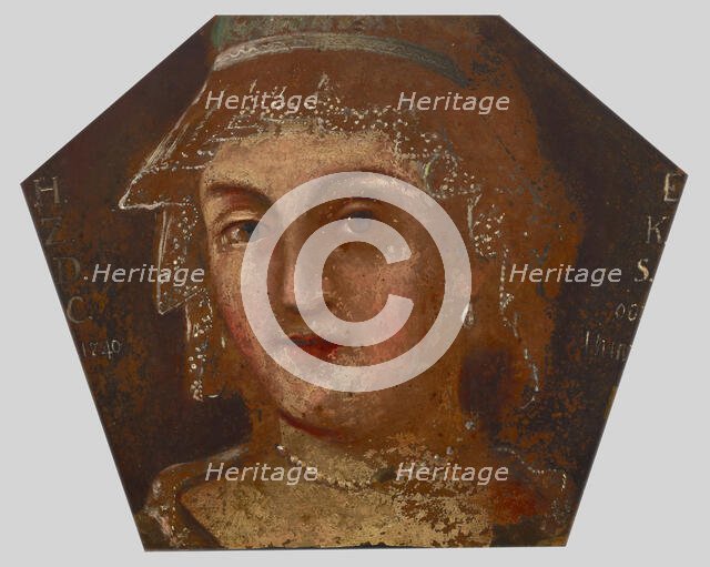 Coffin Portrait of Nieborowska from Hyzne, 1740. Creator: Unknown.