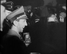 Joseph Goebbels Collecting for Charity, 1930s. Creator: British Pathe Ltd.