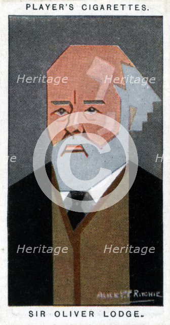 Sir Oliver Lodge, British physicist, (1926).Artist: Alick P F Ritchie