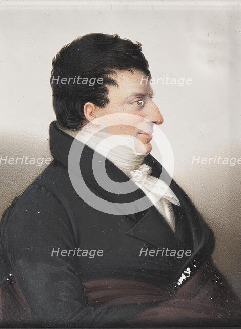 Michael Benedicks (1768-1845), married to 1. Fanny Isak (1775-1802), 2. Henriette..., 1824. Creator: Jakob Axel Gillberg.