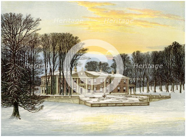 The Down House, Dorset, home of Baronet Smith-Marriott, c1880. Artist: Unknown