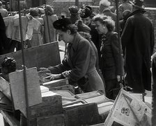 Women at a Market, 1942. Creator: British Pathe Ltd.