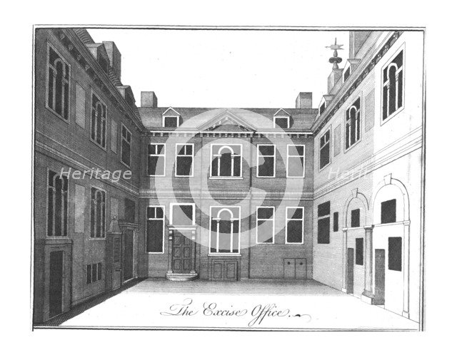 'The Excise Office.', c1756. Artist: Benjamin Cole.