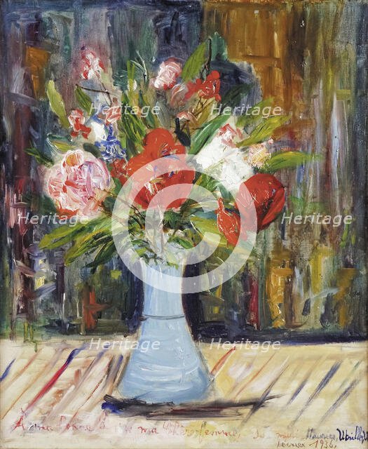 Bouquet de fleurs, 1936. Creator: Utrillo, Maurice (1883-1955).