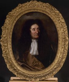 Portrait of Jean de La Fontaine (1621-1695), poet, c1680. Creator: Hyacinthe Rigaud.