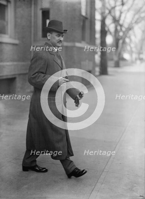 David Franklin Houston, Secretary of Agriculture, 1913.  Creator: Harris & Ewing.