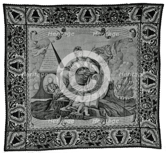 Handkerchief, Scotland, c. 1805. Creator: R. G Anderston & Co.