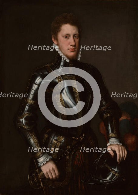 Portrait of a Man in Armor, 1558. Creator: Circle of Antonis Mor van Dashorst.